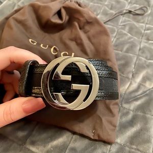 Gucci leather belt